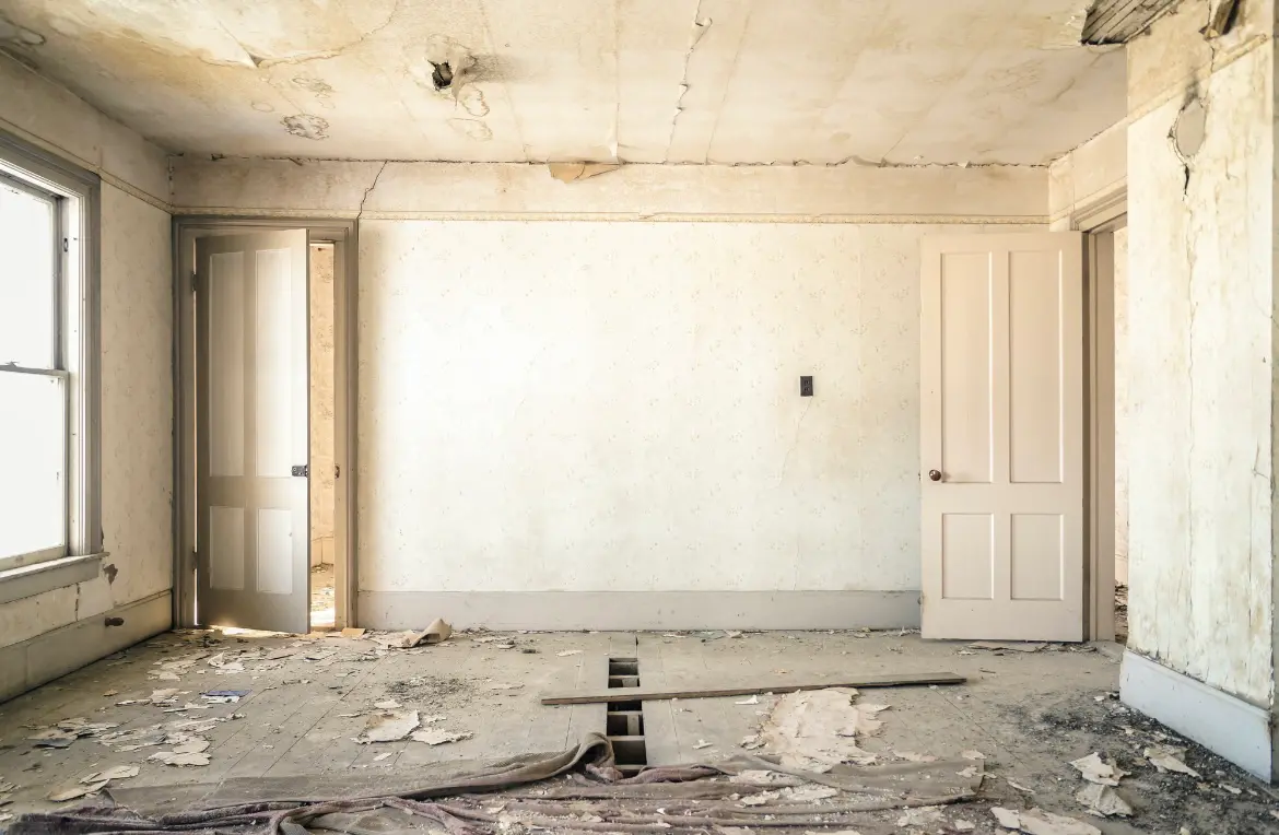 Waste disposal crew managing a cleanout project in Kirkwood